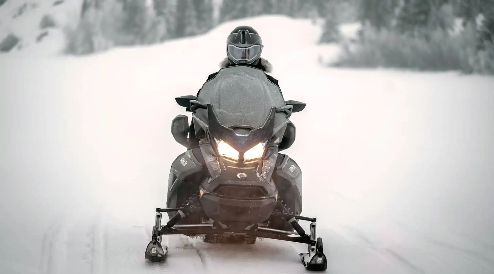 Snowmobiling